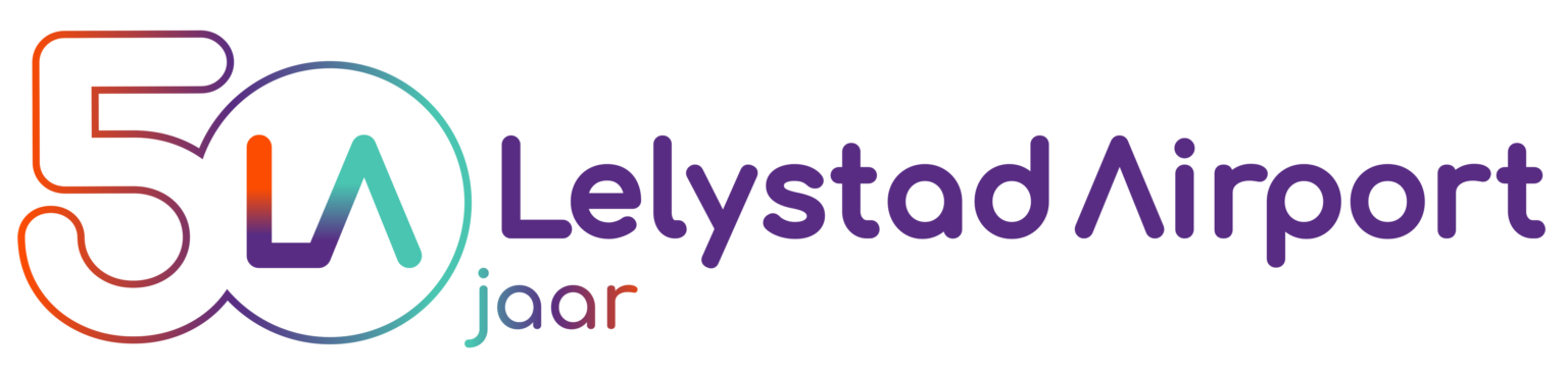 Logo Luchthaven Lelystad transparant